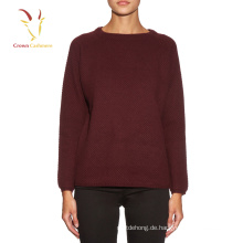 Damen Rundhalsausschnitt 100% Merinowolle Jumper Großhandel